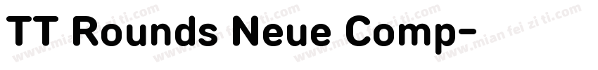 TT Rounds Neue Comp字体转换